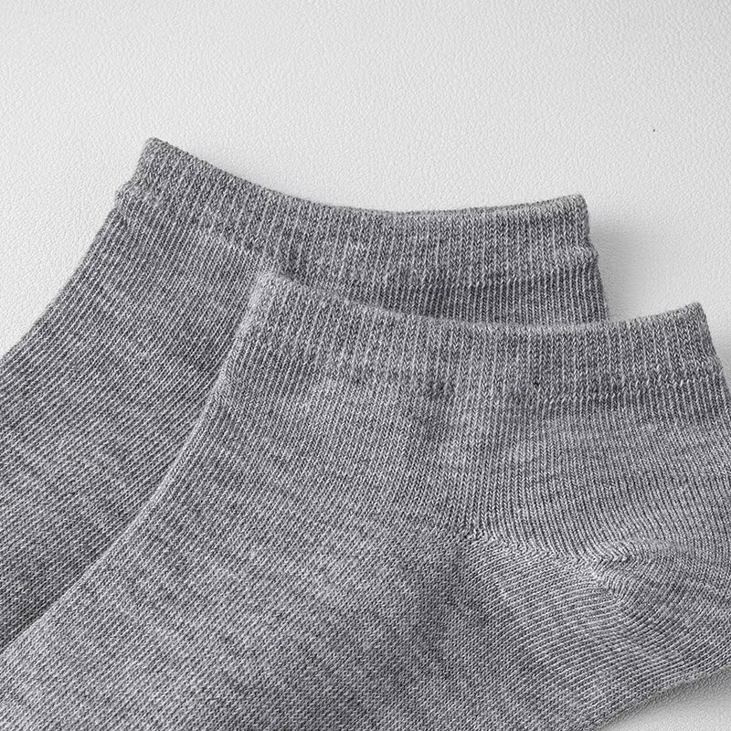 5/6/7/10 Pairs Women/Men Boat Socks Invisible Low Cut Silicone Non-Slip Summer No-Show Ankle Socks Solid Color Casual Breathable
