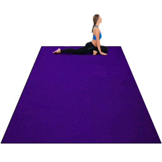 182 Cm Thick Exercise Yoga Mat with Double-Sided Non-Slip Design